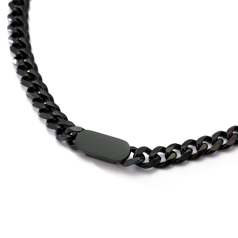 Stainless Steel Personalized Name Pendant Necklace for Men