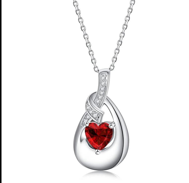 Sterling Silver Cubic Zirconia Urn Necklaces for Ashes