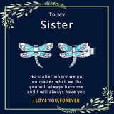 Sterling Silver Turquoise Dragonfly Stud Earrings