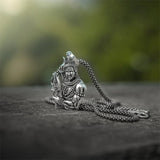 Lord Shiva Pendant With silver Chain