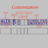 Sterling Sliver Personalied Engraved Birthstone Graduation High School Rings