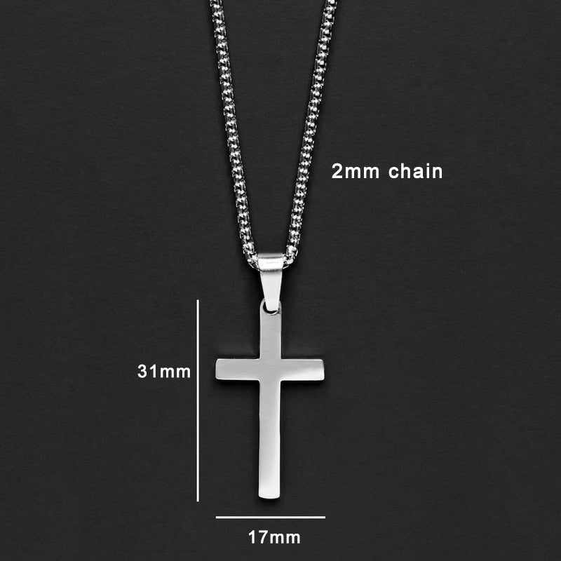 Cross Necklace Pendant Necklace for Men
