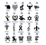 Sterling Silver Personalized Engraved Birthstone Pattern Class Ring Graduation Gift