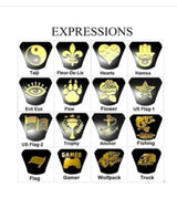 Sterling Silver Personalized 2 Birthstone Engraved 2025 Class Ring