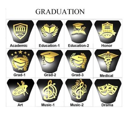 Sterling Silver Personalized Class Pendant Photo Lockets Necklace