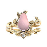 Sterling Silver Coffin Shap Vintage Gemstone Set Engagement Ring