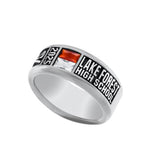 Sterling Silver Personalized High School College Class Ring Graduation Jewelry