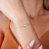 14K Gold Hummingbird Bracelet
