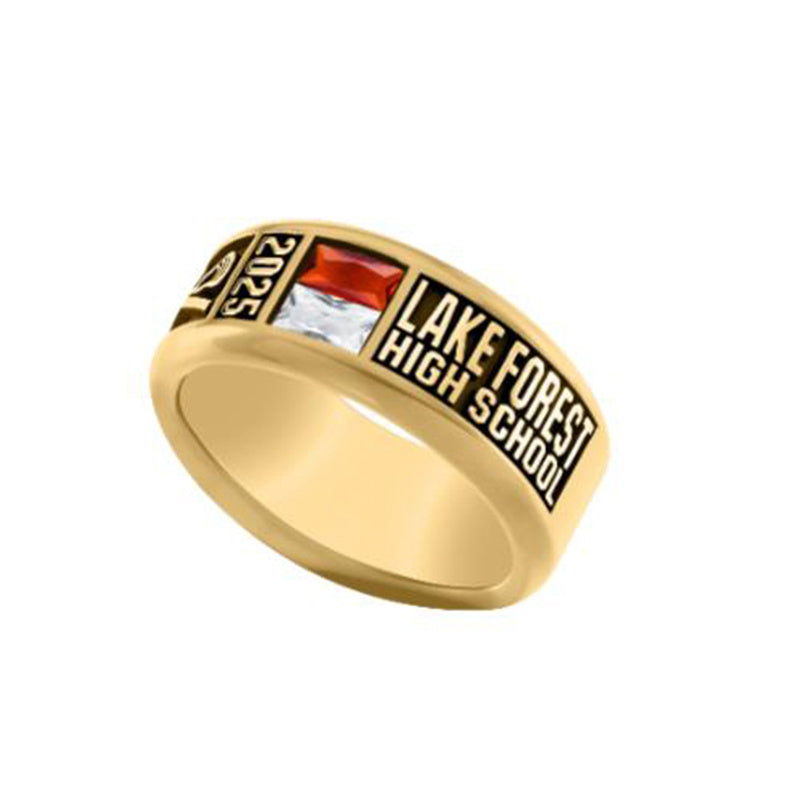 Sterling Silver Personalized High School College Class Ring Graduation Jewelry
