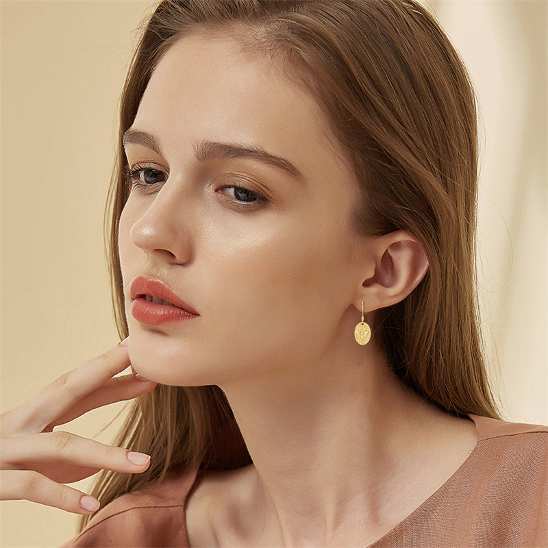 Sterling Silver  Bee Dangle Earrings