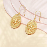 Sterling Silver  Bee Dangle Earrings