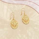 Sterling Silver  Bee Dangle Earrings