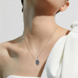 Sterling Silver 12 Month Birth Flower Urn Necklace for Ashes