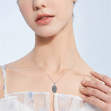 Sterling Silver 12 Month Birth Flower Urn Necklace for Ashes