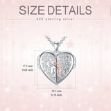 Sterling Silver Personalized Photo Abalone Shell Turquoise Malachite Father Daughter Pendant Necklace