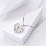 Sterling Silver Personalized Photo Abalone Shell Turquoise Malachite Father Daughter Pendant Necklace