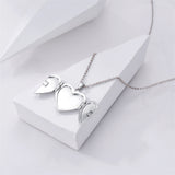 Sterling Silver Personalized Photo Abalone Shell Turquoise Malachite Father Daughter Pendant Necklace