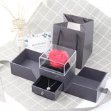Grey Rose Jewelry Gift Box