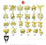 Sterling Silver Personalized Pattern High School College Class Ring Gift for Men