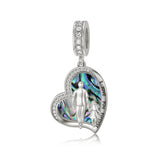 10K Gold 14K Gold 18 K Gold Father Daughter Charm Beads