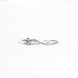 Sterling Silver Personalized Name Ring