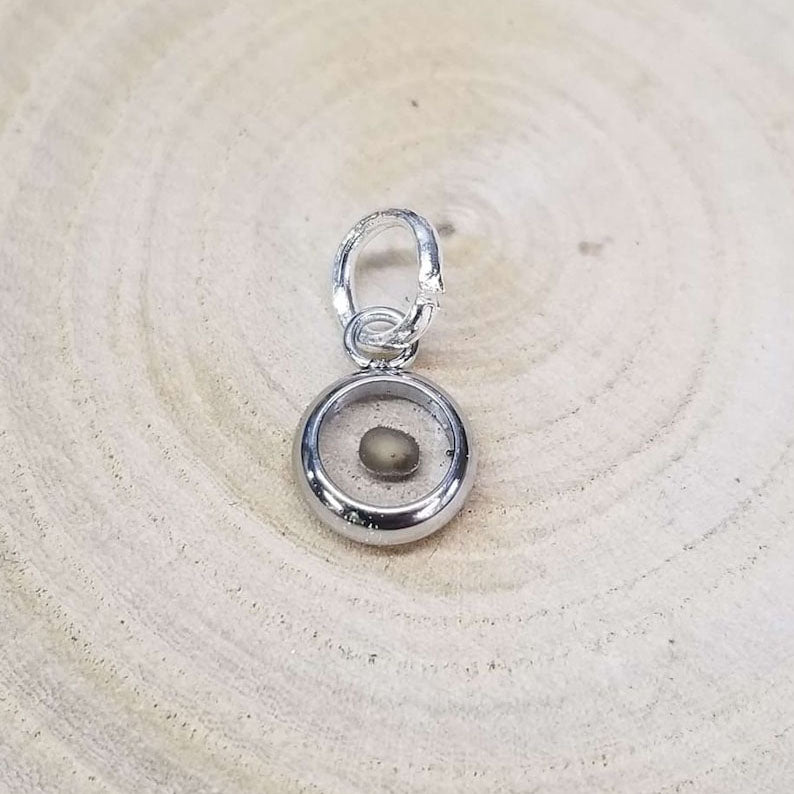 Sterling Silver Mustard Seed Charm for Necklace
