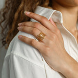 Sterling Silver Personalized Name Ring