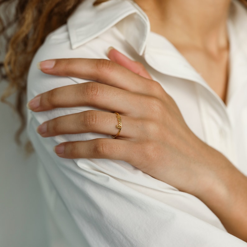 Sterling Silver Personalized Name Ring