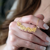 Sterling Silver Personalized Birth Month Family Pendant Necklace