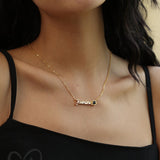 Sterling Silver Personalized Projection Pendant Necklace