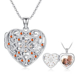 Sterling Silver Personalized Photo  Pendant Necklace