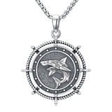 Sterling Silver Shark Pendant Necklace
