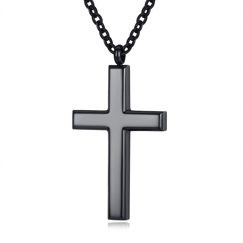 Stainless Steel Cross Pendant Necklace