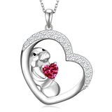 Sterling Silver Manatee Pendant Necklace
