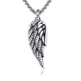 Sterling Silver Angel Wing Urn Necklace for Ashes