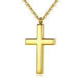 Stainless Steel Cross Pendant Necklace