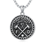 Sterling Silver Aztec Lion Cross Pendant Necklace