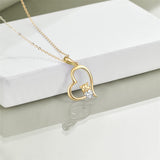 14k Yellow Gold Pig Pendant Necklace