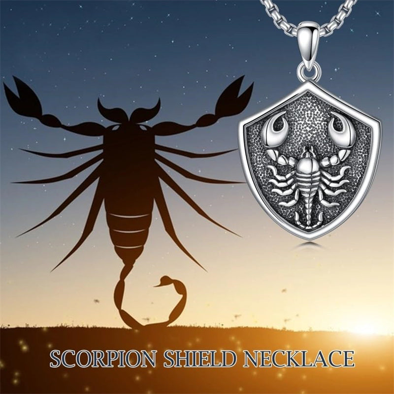 Sterling Silver  Eagle Elephant Fox Octopus Trident  Pig Raven Scorpion Pendant Necklace