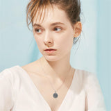 Sterling Silver Aztec Lion Cross Pendant Necklace