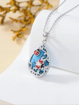 Sterling Silver Turquoise Butterfly Dragonfly Bee Hummingbird Ladybug Pendant Necklace