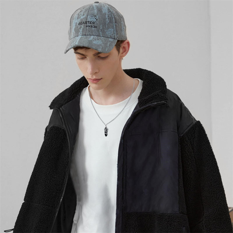 Sterling Silver Crystal Saint Michael Saint Christopher Guardian Angel Guadalupe Pendant Necklace