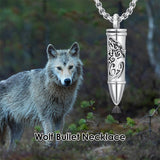 Sterling Silver Phoenix Skull  Scorpion Wolf Bullet Urn Necklace for Ashes