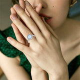 Sterling Silver Opal Urn Ring for Ashes With Engraved