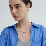 Sterling Silver Turquoise Cross Bear Claw Cowboy Boot Pendant Necklace