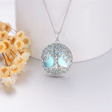Sterling Silver Tree of Life Spiritual Protection Pendant Necklace