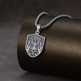 Sterling Silver Phoenix Nirvana Pendant Necklace