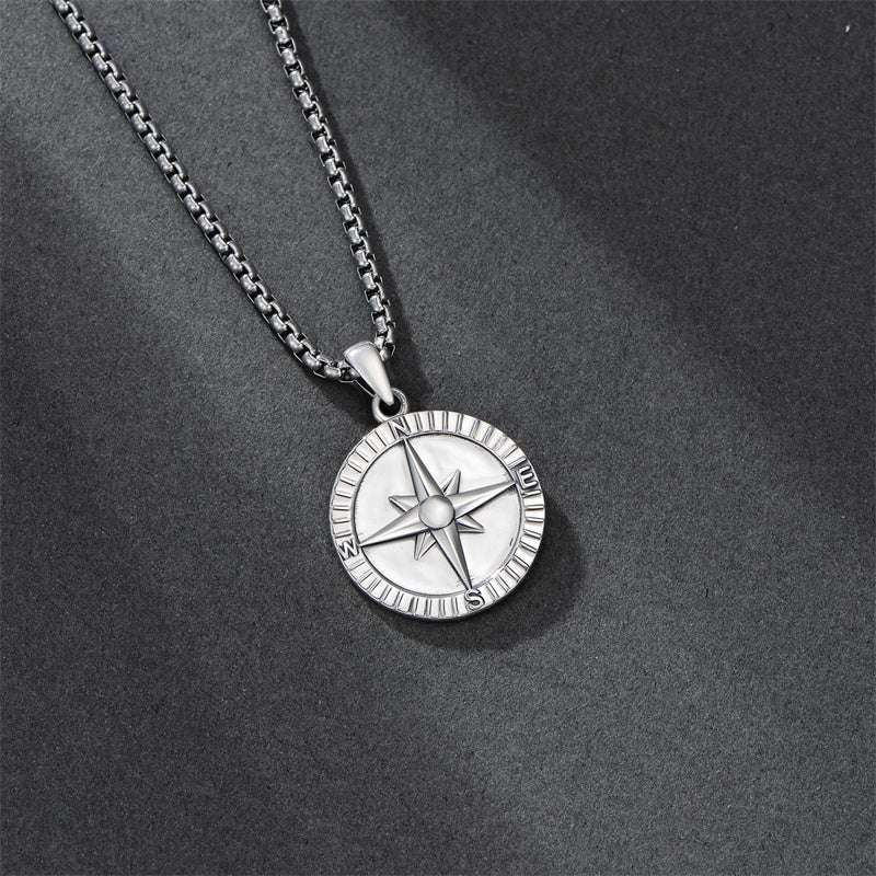 Sterling Silver Saint  Michael Christopher Sebastian Jude Gabriel Anthony Religious Pendant Necklace