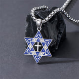 Sterling Silver Star of David, Evil Eye, Tree of Life, Cross Lion, Chai Pendant Necklace