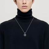 Sterling Silver Memento Mori& Gothic Skull Urn Necklace For Ashes